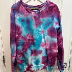 Aviator Nation Tie Dye Sweatshirt Size Large